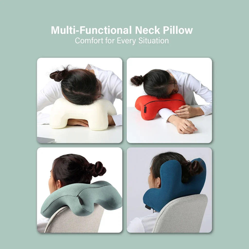 BELLAMI Memory Foam Nap Pillow - Space Grey