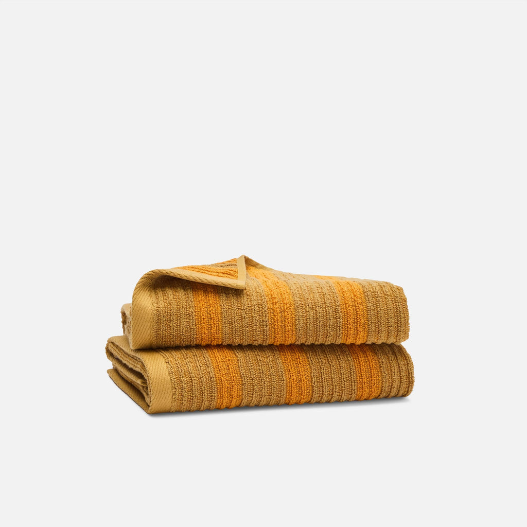 Ribbed Cotton TENCEL™ Hand Towels Set of 2
