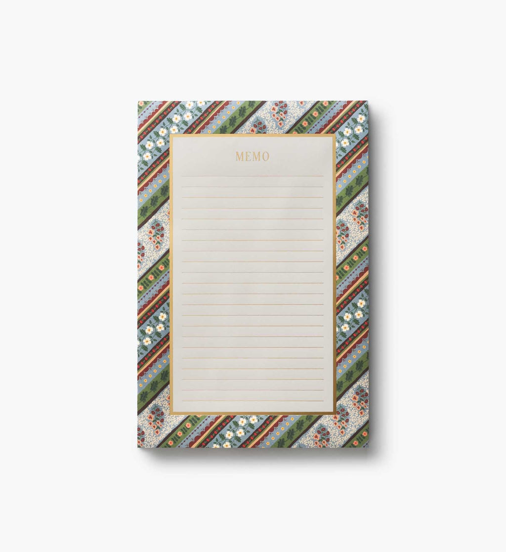 Large Memo Notepad - Paisley