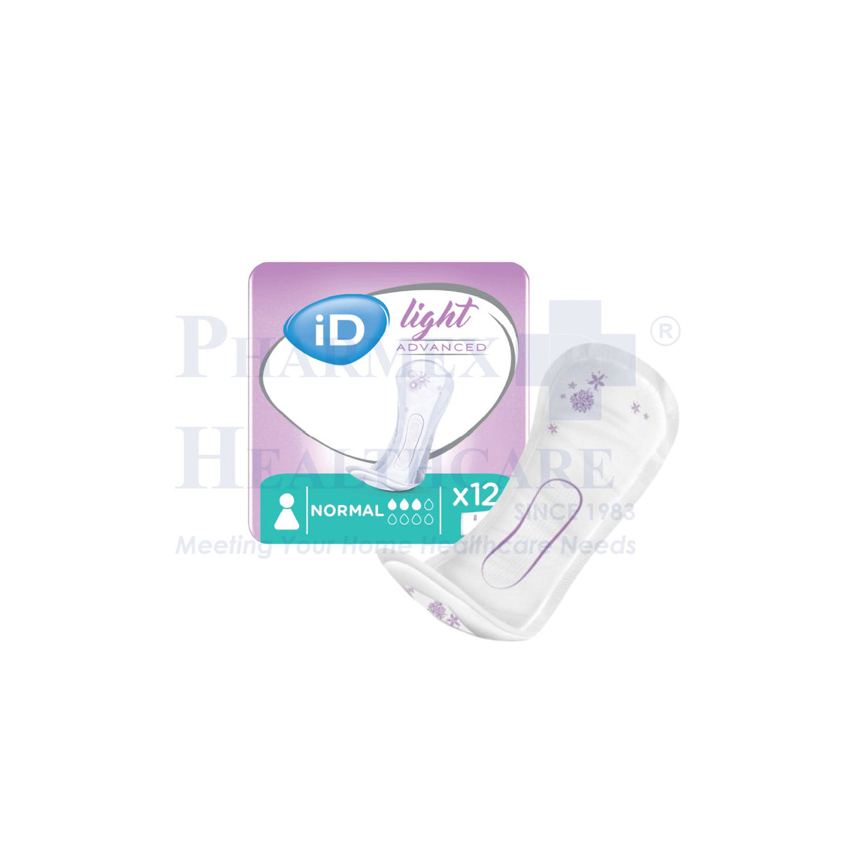 ID Light Advanced Normal, 28cm x 10cm, 12's/Bag