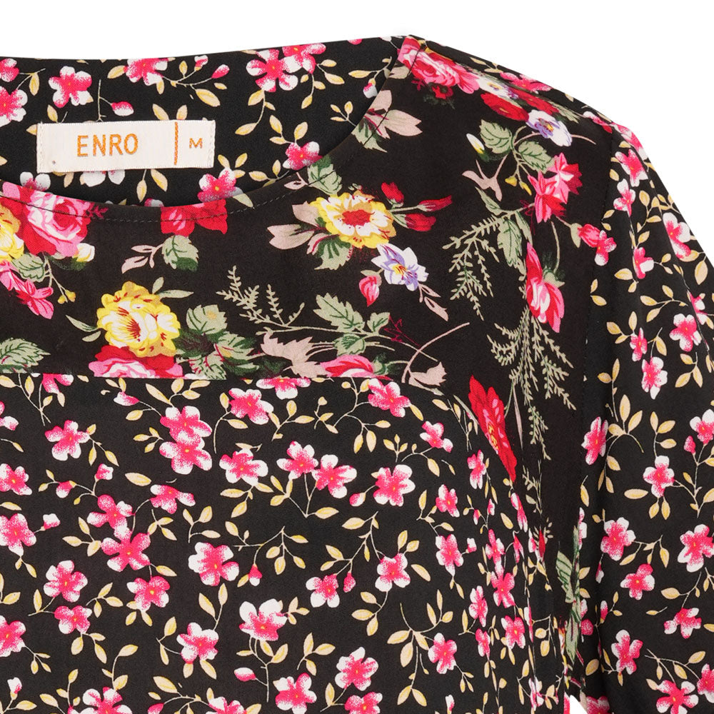 ENRO Floral Print Blouse - Floral