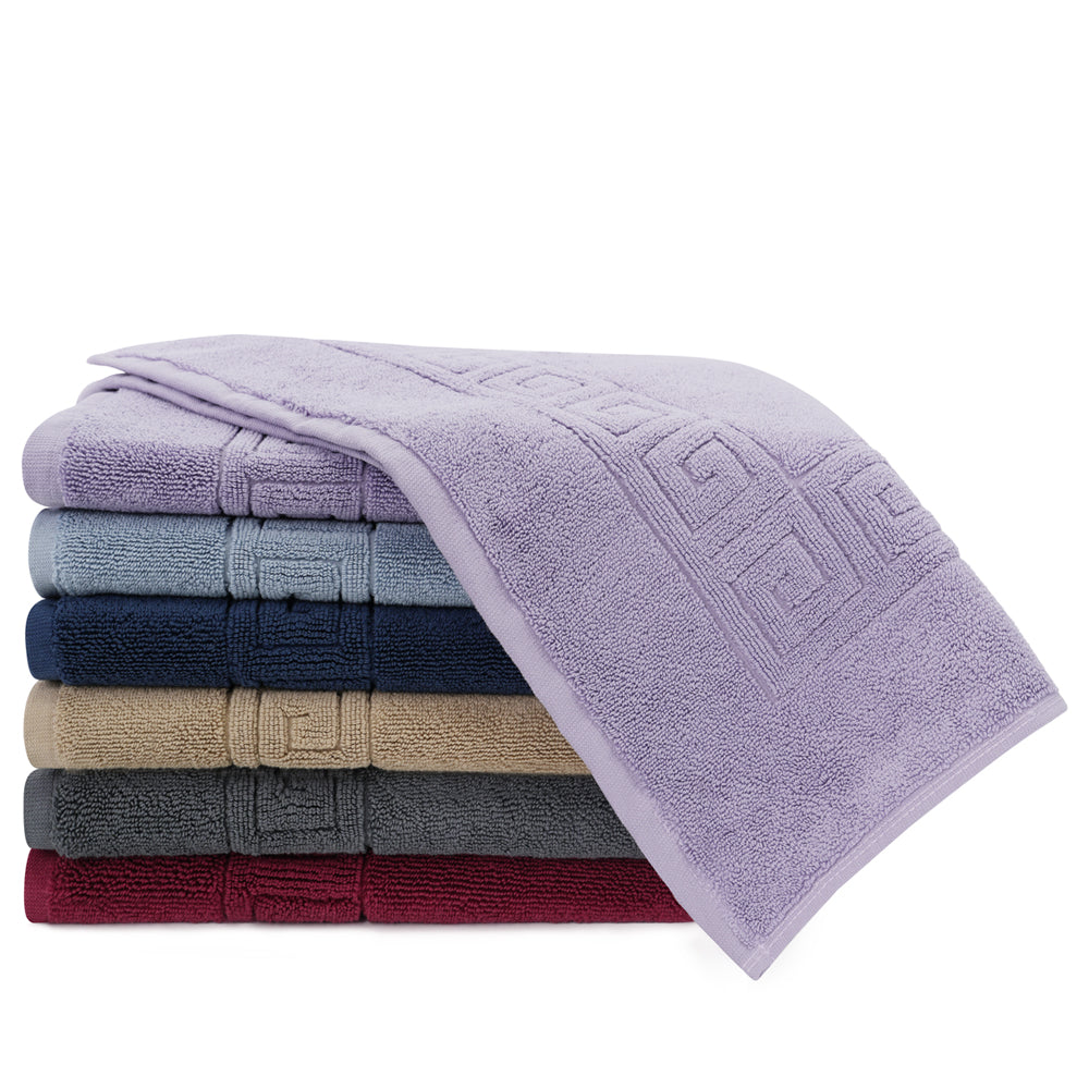 YUMEKO Sakura SPA Collection Bath  Mat - Brick Red