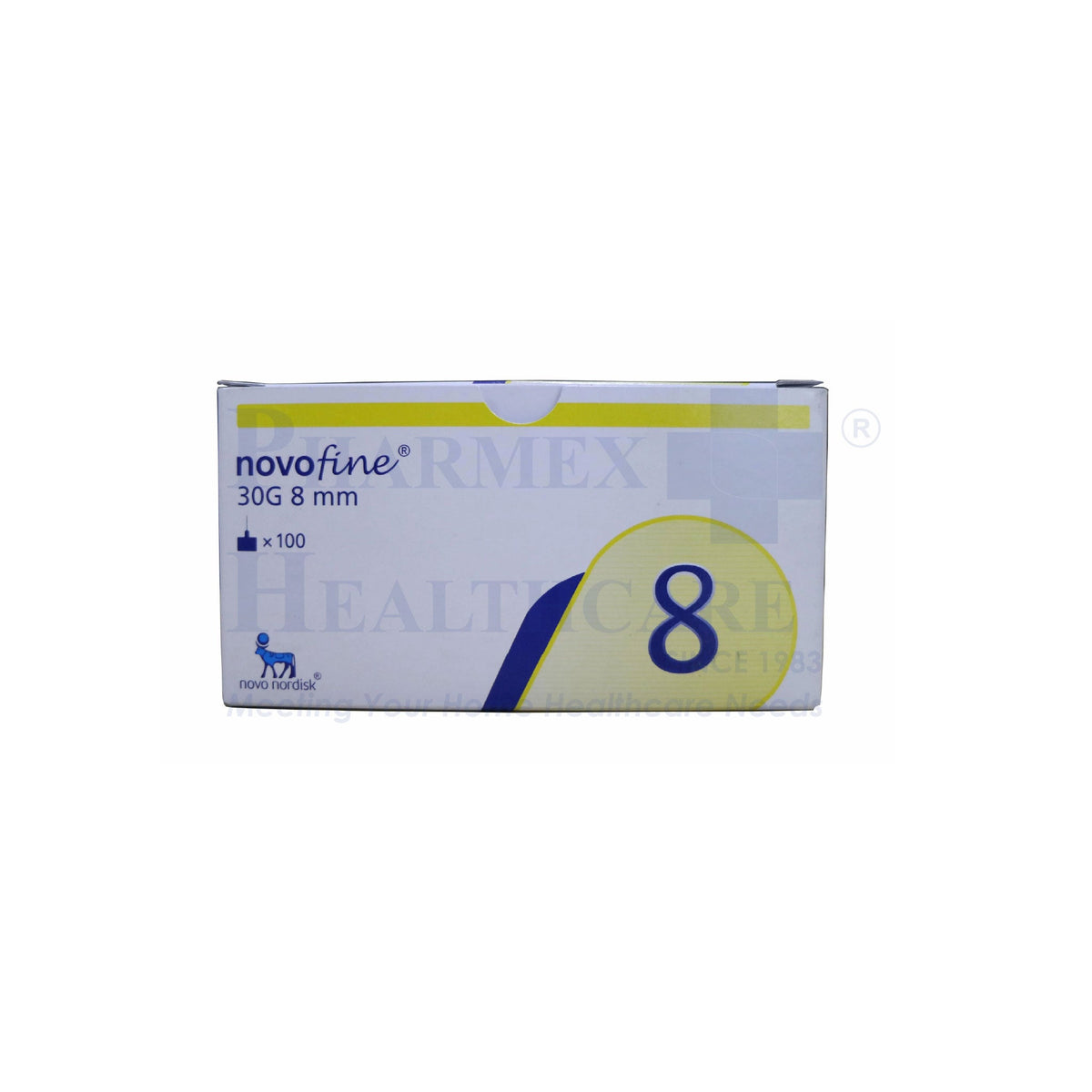 Syringe, Insulin, Disposable Pen Needle  Novofine  , 30G needle, 0.3 x 8mm, 1 Box